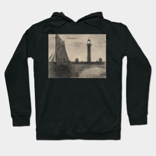 The Lighthouse at Honfleur by Georges-Pierre Seurat Hoodie